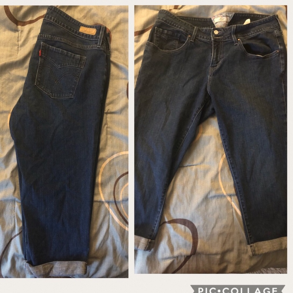 Levi jean crop ankle pants